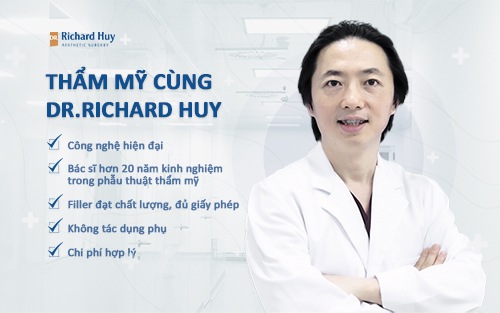 Thẩm mỹ tại Dr.Richar Huy sẽ mang lại sự an toàn và kết quả tuyệt vời cho bạn 