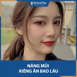 Nâng mũi kiêng ăn bao lâu? Nên kiêng và ăn gì để vết thương mau lành