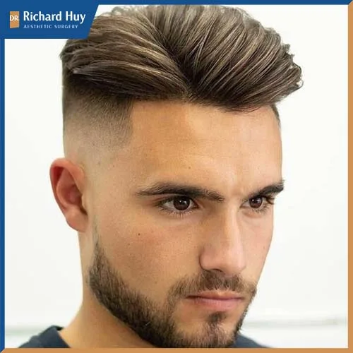 Kiểu tóc undercut tăng vẻ nam tính và lịch lãm đồng thời hạ bớt khuyết điểm trán quá cao Kiểu tóc undercut tăng vẻ nam tính và lịch lãm đồng thời hạ bớt khuyết điểm trán quá cao