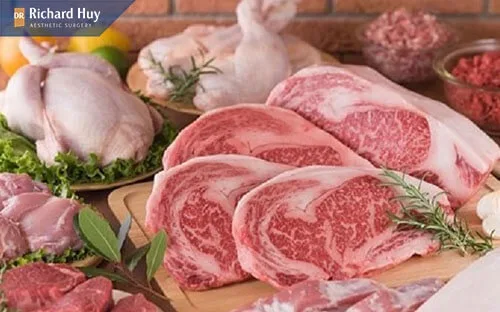 Thịt bò sẽ làm vết thương ngứa ngáy khó chịu.