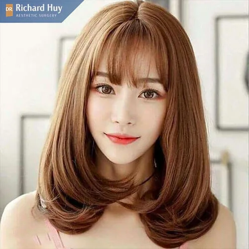 Tóc lỡ uốn cụp đuôi Tóc lỡ uốn cụp đuôi