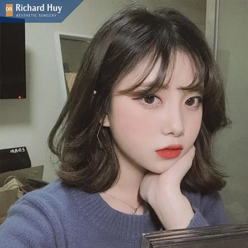 Tóc lob rối nhẹ Tóc lob rối nhẹ