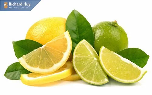 Dùng chanh làm giảm vết chân chim trên mắt