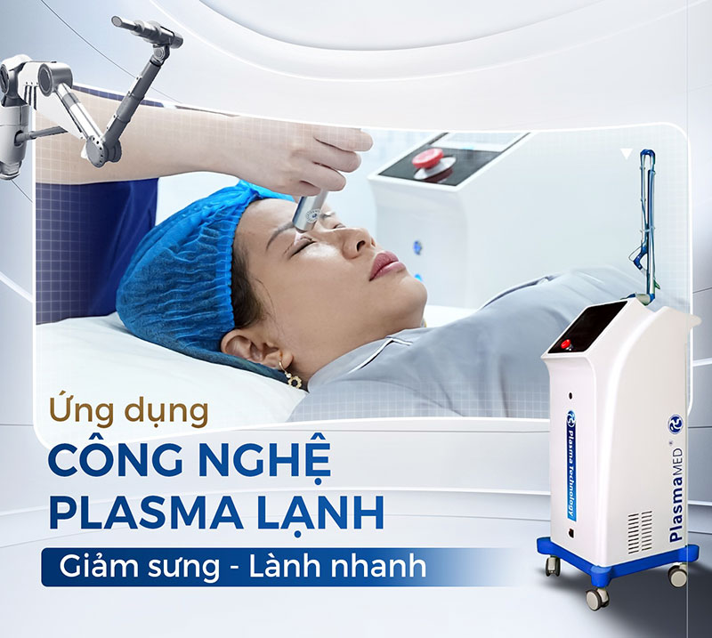 Chiếu tia Plasma lạnh giúp vết thương giảm sưng, nhanh lành